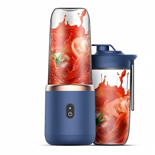 Wireless Portable Juicer Cup – 6-Blade Dual Motor with Large Battery