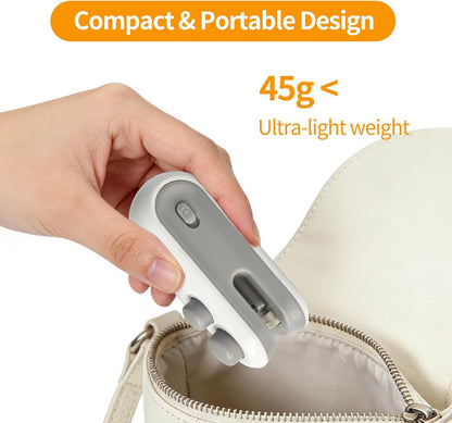 Mini Bag Sealer, 2 in 1 Heat Sealers with Cutter and Magnet