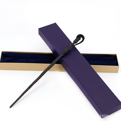 Bellatrix style magic wand with purple gift box