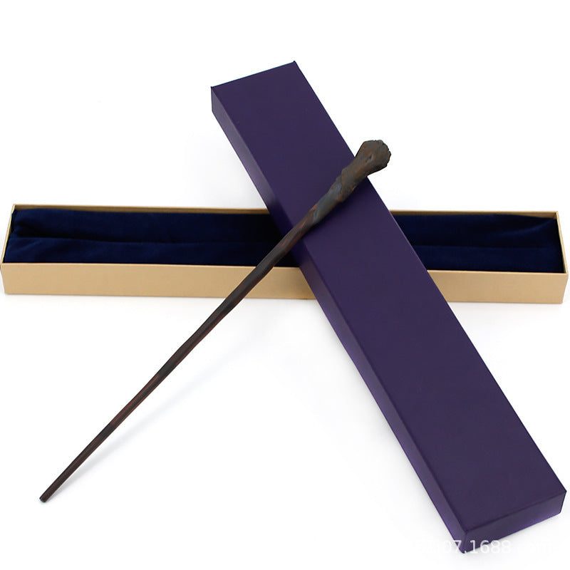 Harry Potter replica wand with purple gift box